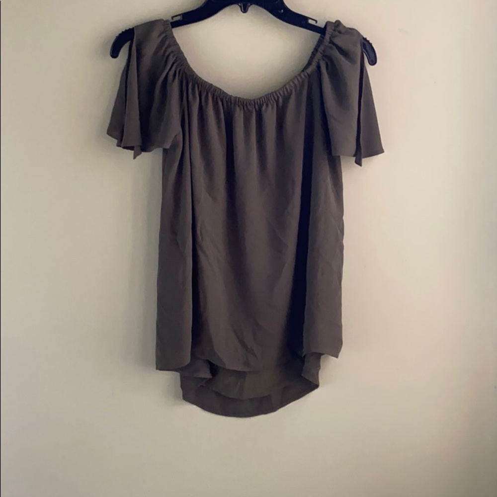 Olive Green Off The Shoulder